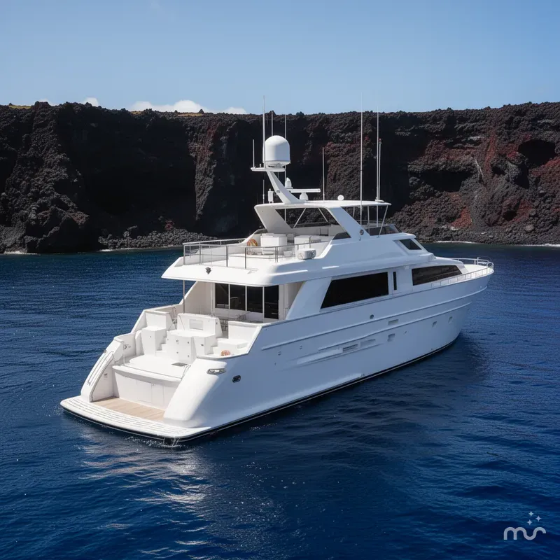 Slide: The Image of Hatteras 92 Cockpit Motor Yacht 2002 - 3