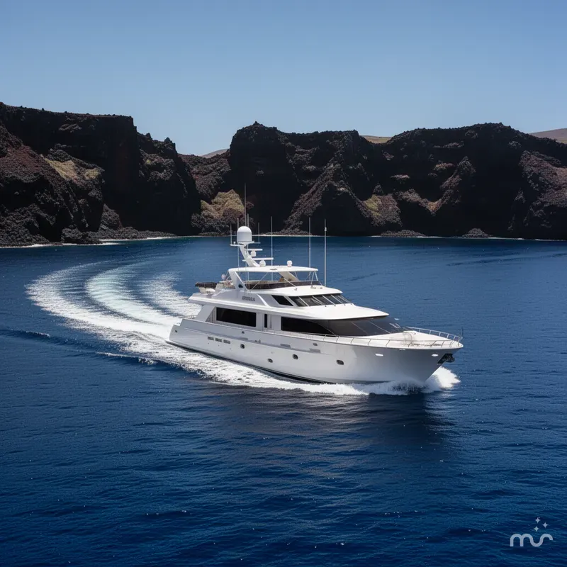 Slide: The Image of Hatteras 92 Cockpit Motor Yacht 2002 - 4