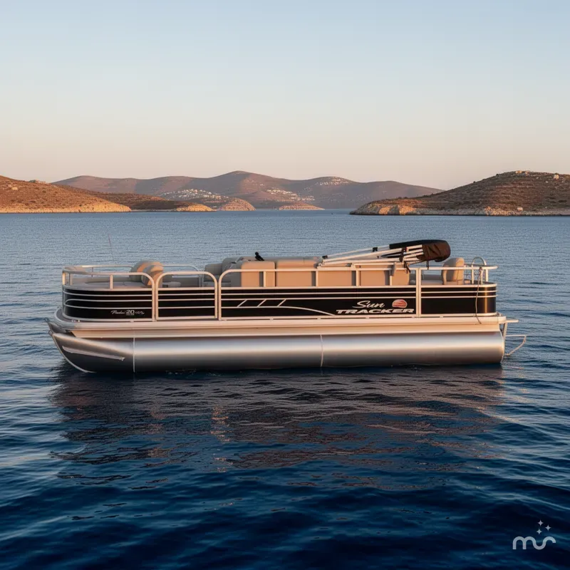 Slide: The Image of Sun Tracker Fishin' Barge 20 DLX 2021 - 2