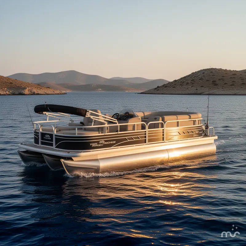Slide: The Image of Sun Tracker Fishin' Barge 20 DLX 2021 - 4