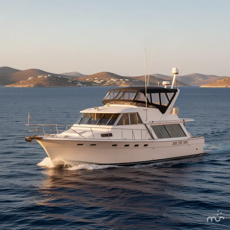 Slide: The Image of Bayliner 4588 Pilothouse 1989 - 2