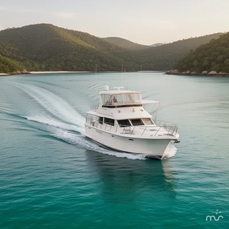 The Image of Carver Yachts 440 Aft Cabin Motor Yacht 1998 - 0