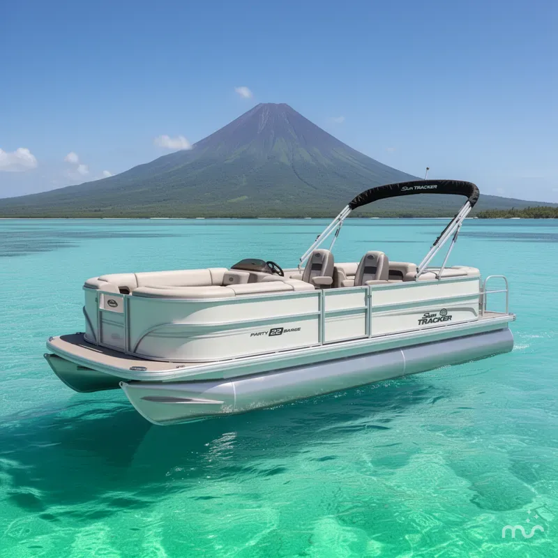 The Image of Sun Tracker Party Barge 22 DLX 2026 - 0
