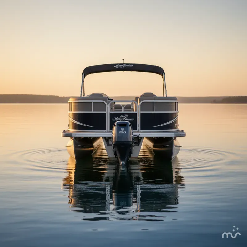 Slide: The Image of Misty Harbor 2285CS Pontoon 2015 - 2
