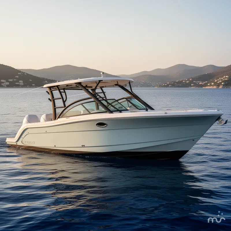 Slide: The Image of Robalo R317 Dual Console 2021 - 2