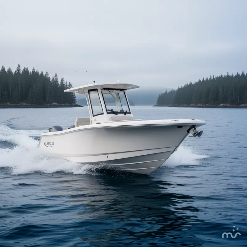 Slide: The Image of Robalo R250 Center Console 2025 - 2