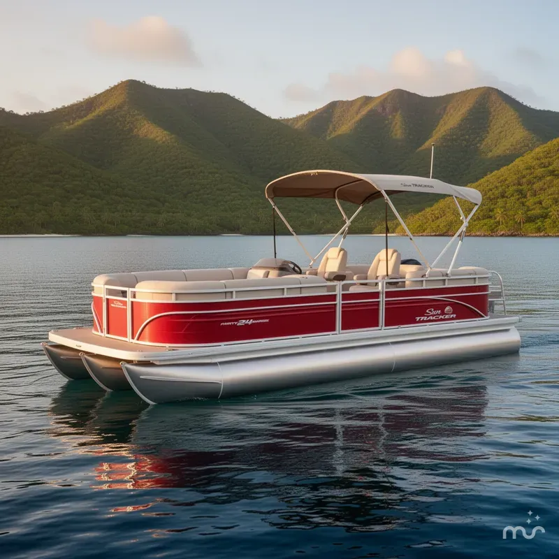 The Image of Sun Tracker Party Barge 24 DLX 2025 - 0