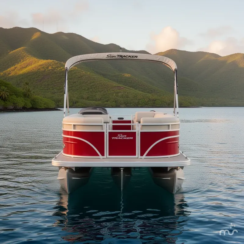 Slide: The Image of Sun Tracker Party Barge 24 DLX 2025 - 3