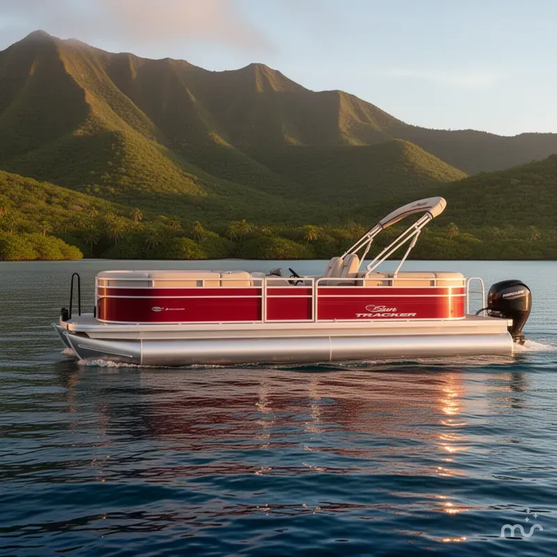 Slide: The Image of Sun Tracker Party Barge 24 DLX 2025 - 4