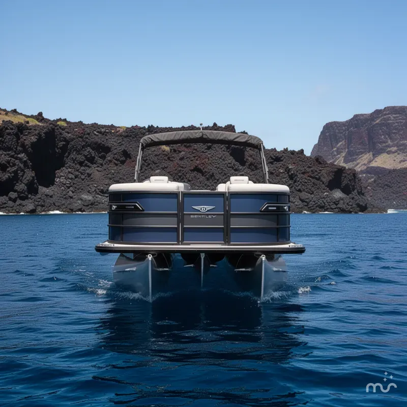 Slide: The Image of Bentley Pontoons Elite 253 Admiral Tri-toon 2025 - 1