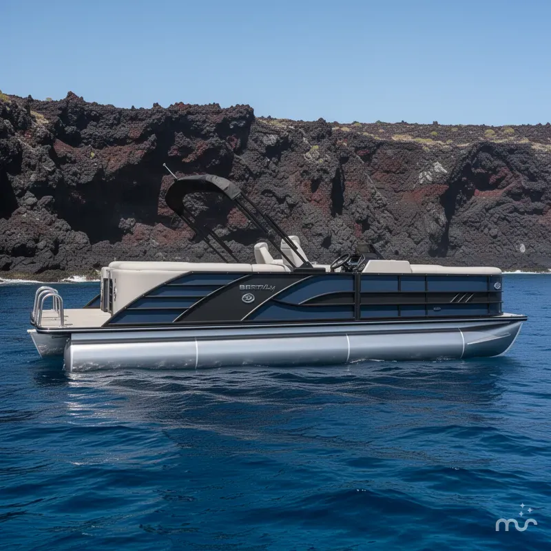 Slide: The Image of Bentley Pontoons Elite 253 Admiral Tri-toon 2025 - 2