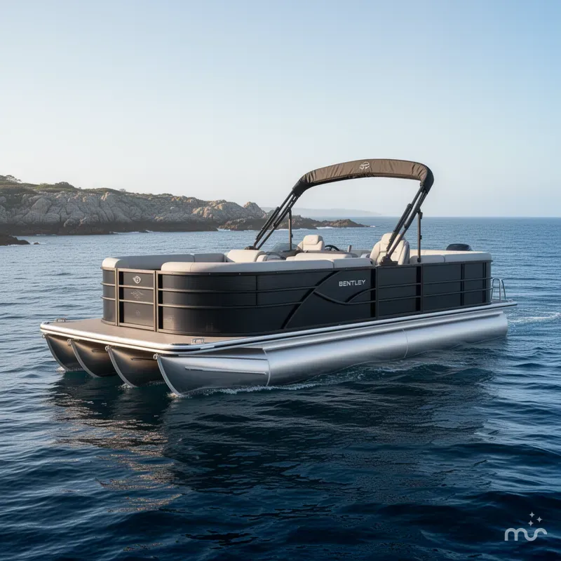 The Image of Bentley Pontoons Legacy 243 DL Navigator Tri-toon 2026 - 0