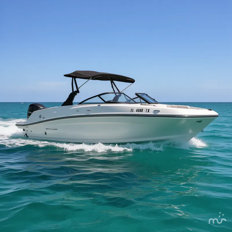 Slide: The Image of Bayliner VR5 Bowrider OB 2018 - 0