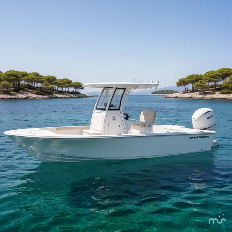 Slide: The Image of Sportsman Masters 247OE Bay Boat 2026 - 2