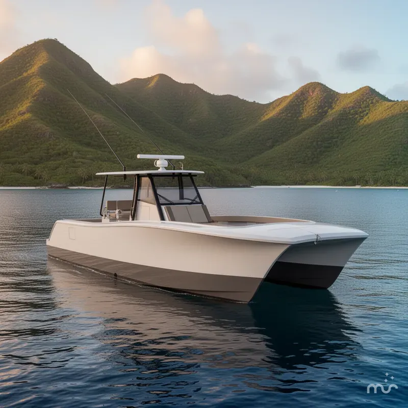 Slide: The Image of Front Runner 43 Catamaran 2026 - 2