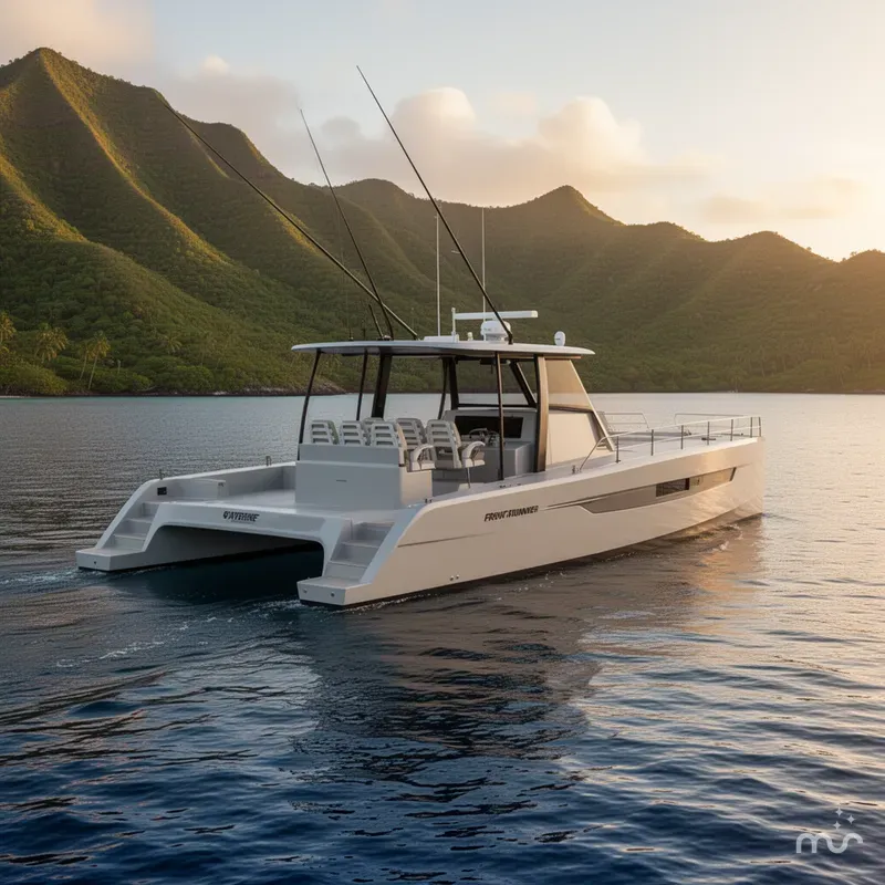 Slide: The Image of Front Runner 43 Catamaran 2026 - 3
