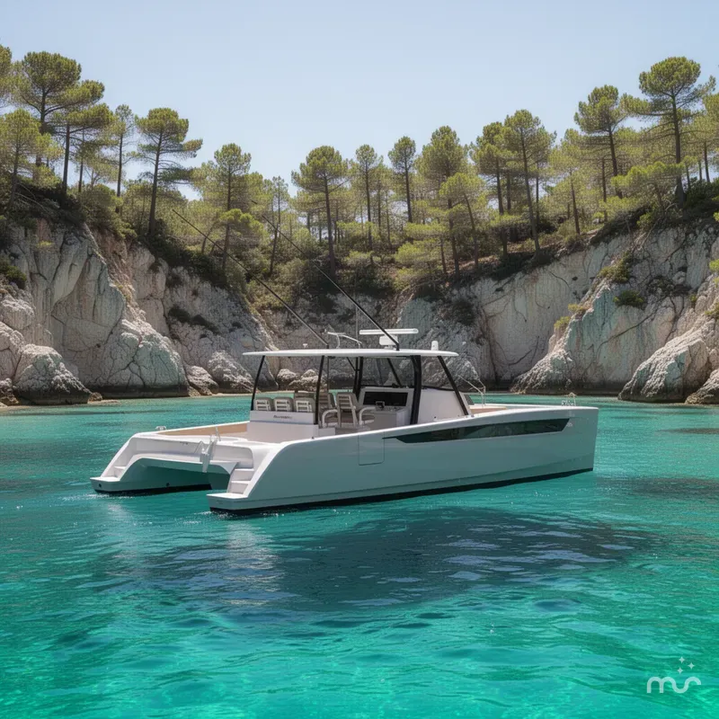 Slide: The Image of Front Runner 43 Catamaran 2026 - 3