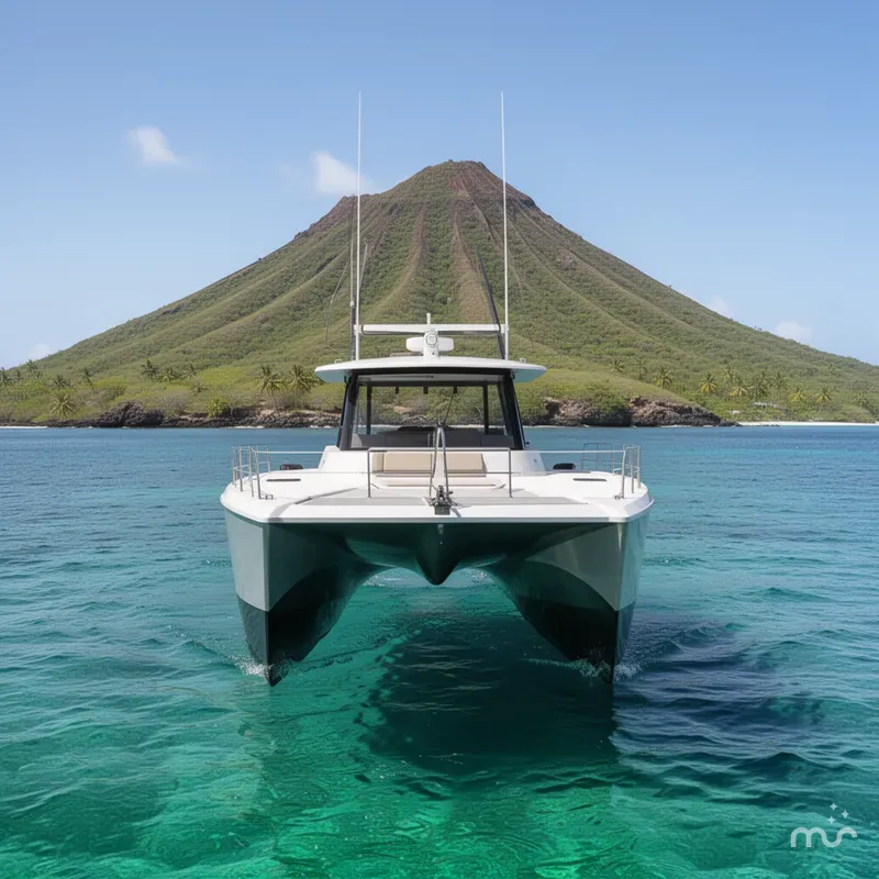 Slide: The Image of Front Runner 34 Catamaran 2026 - 1