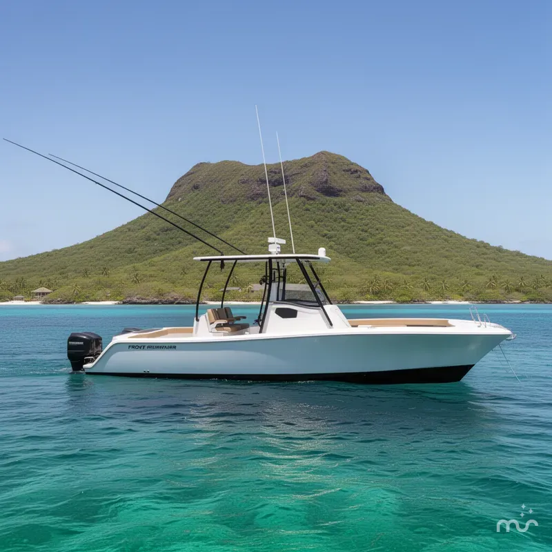 Slide: The Image of Front Runner 34 Catamaran 2026 - 2
