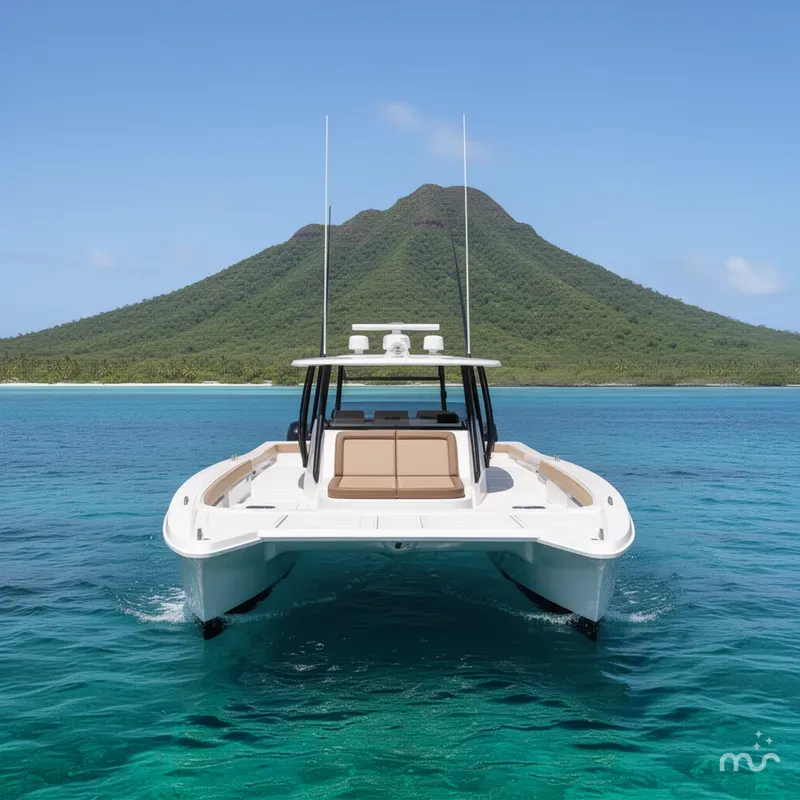 Slide: The Image of Front Runner 34 Catamaran 2026 - 3