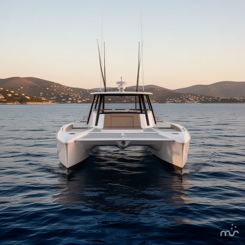 Slide: The Image of Front Runner 34 Catamaran 2026 - 3