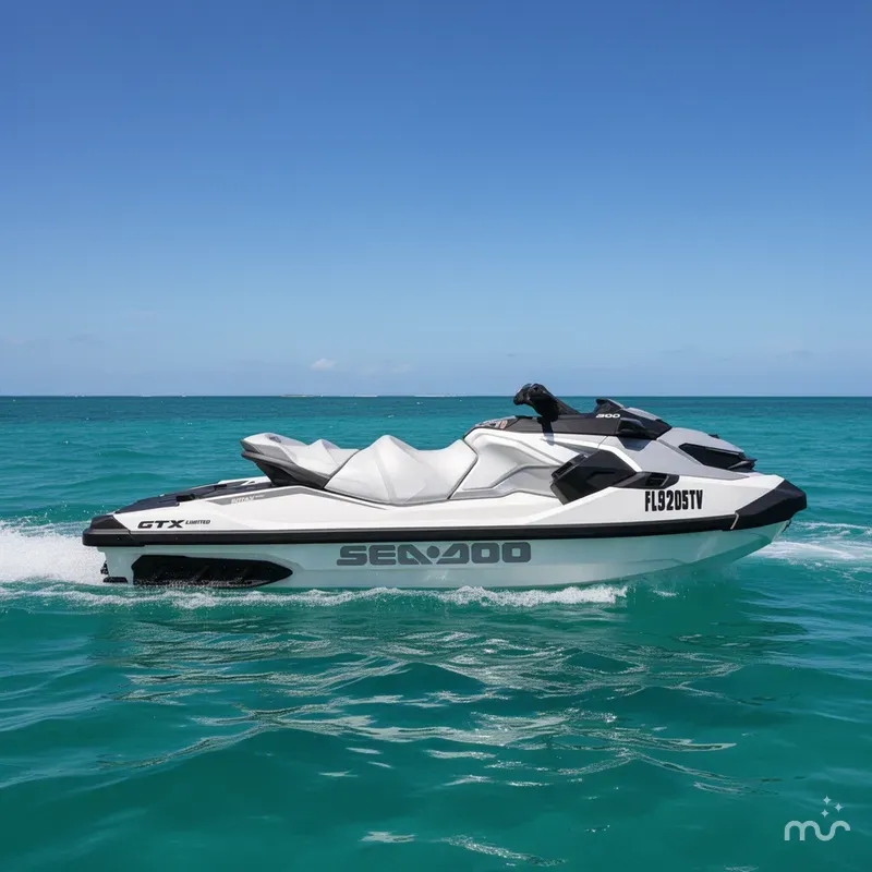 Slide: The Image of Sea-Doo GTX™ Limited 300 White Pearl Premium 2024 - 3