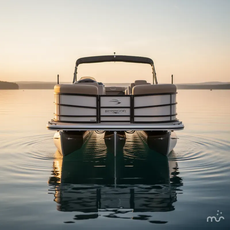 Slide: The Image of Bennington 22MS SPS Tri Toon Pontoon 2026 - 1