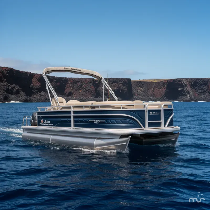 Slide: The Image of Sun Tracker Fishin' Barge 20 DLX 2026 - 2