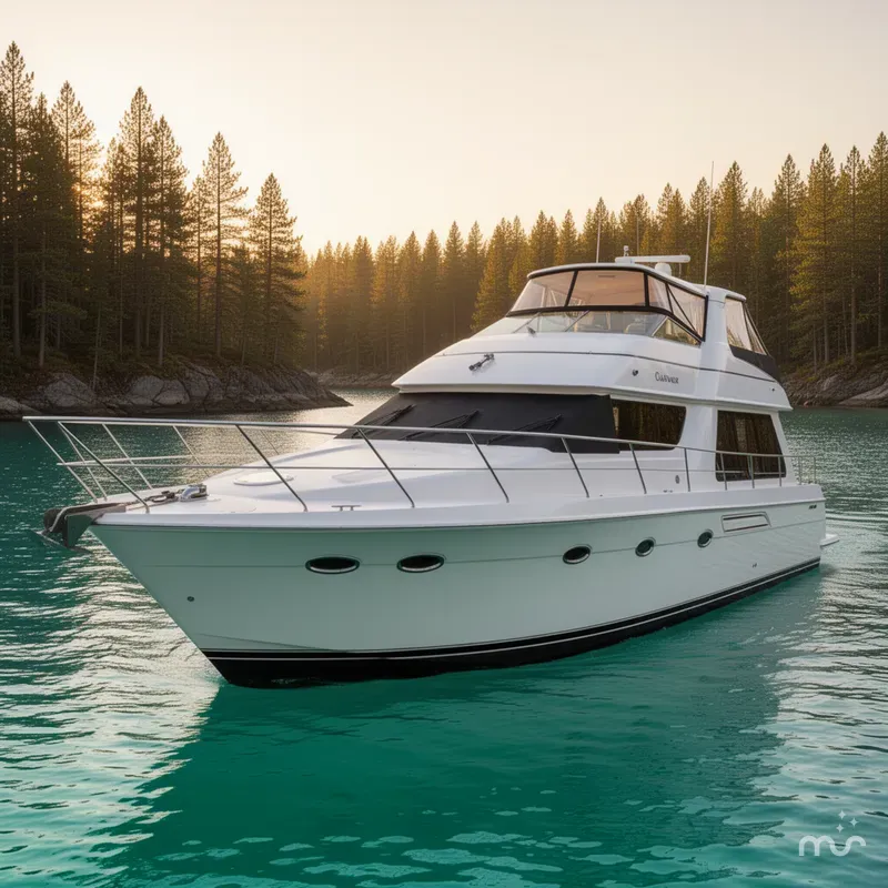 Slide: The Image of Carver Yachts 570 Voyager Pilothouse 2002 - 1