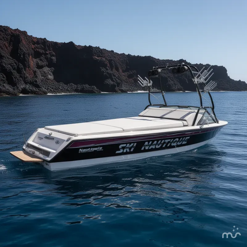 Slide: The Image of Correct Craft Ski Nautique 200 Closed Bow 1993 - 2
