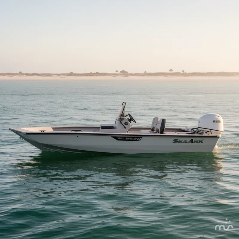 Slide: The Image of SeaArk Shadow 18 Center Console 2026 - 2