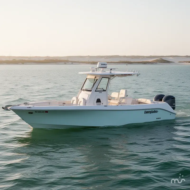 Slide: The Image of Everglades 295 Center Console 2015 - 2