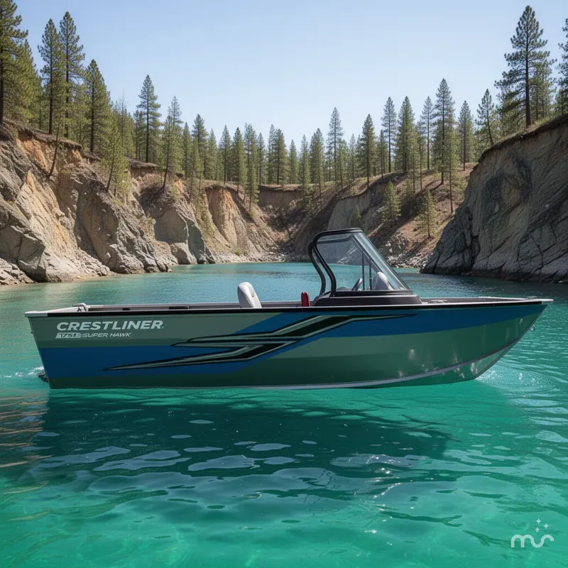 Slide: The Image of Crestliner 1750 Super Hawk 2026 - 2