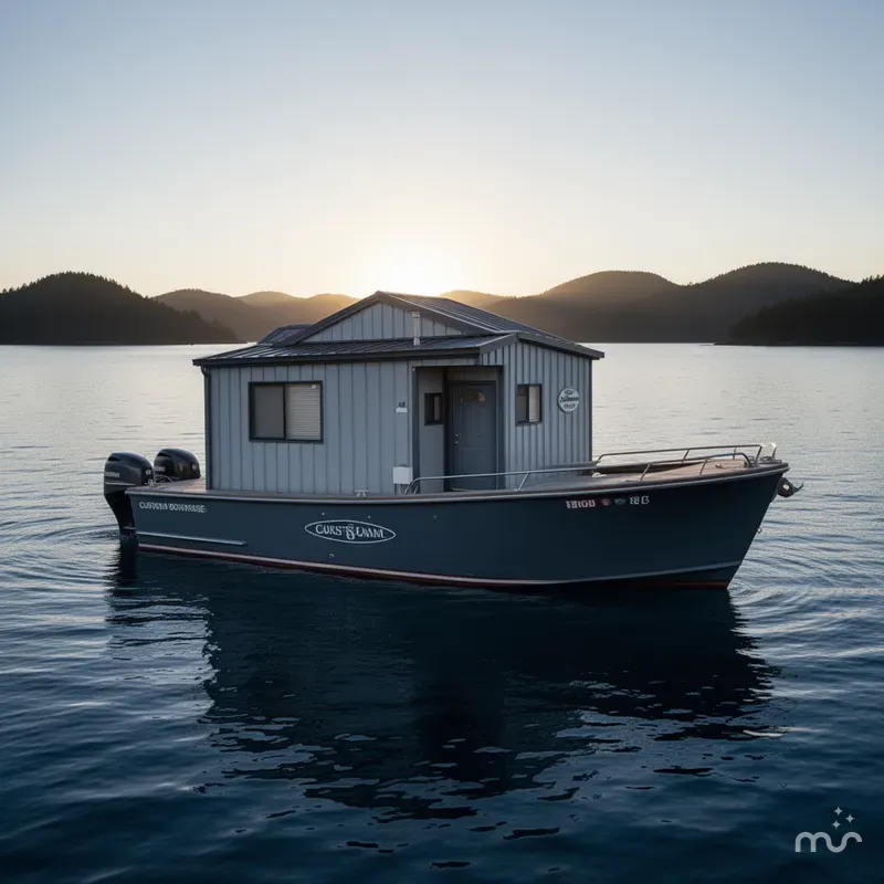 Slide: The Image of Custom Boathouse 1801 - 2