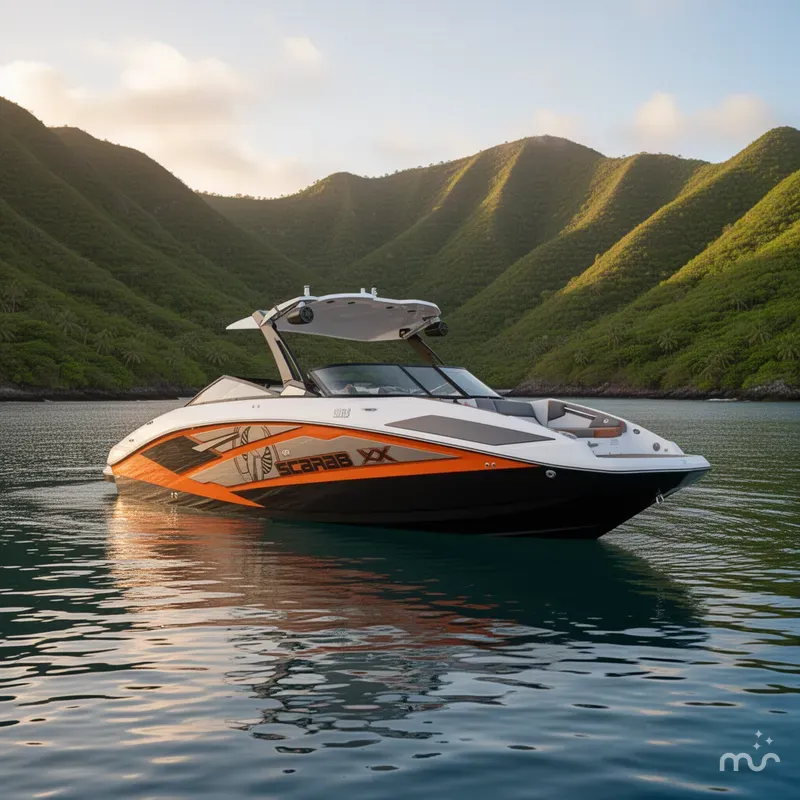 Slide: The Image of Scarab SB285 LX WAKE 2026 - 4