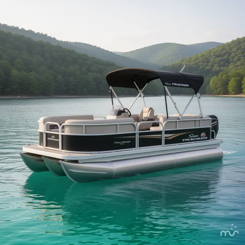 The Image of Sun Tracker Party Barge 16 DLX 2025 - 0