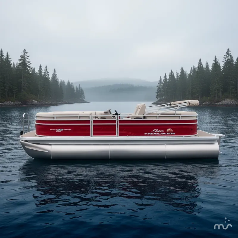 Slide: The Image of Sun Tracker Party Barge 22 XP3 2025 - 2