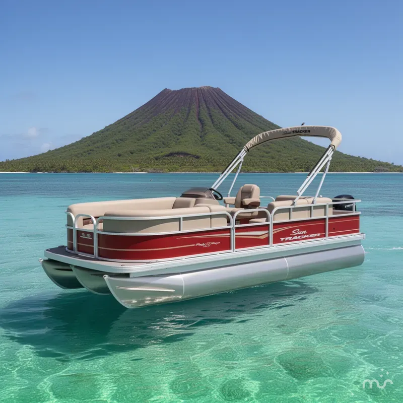 The Image of Sun Tracker Party Barge 18 DLX 2025 - 0