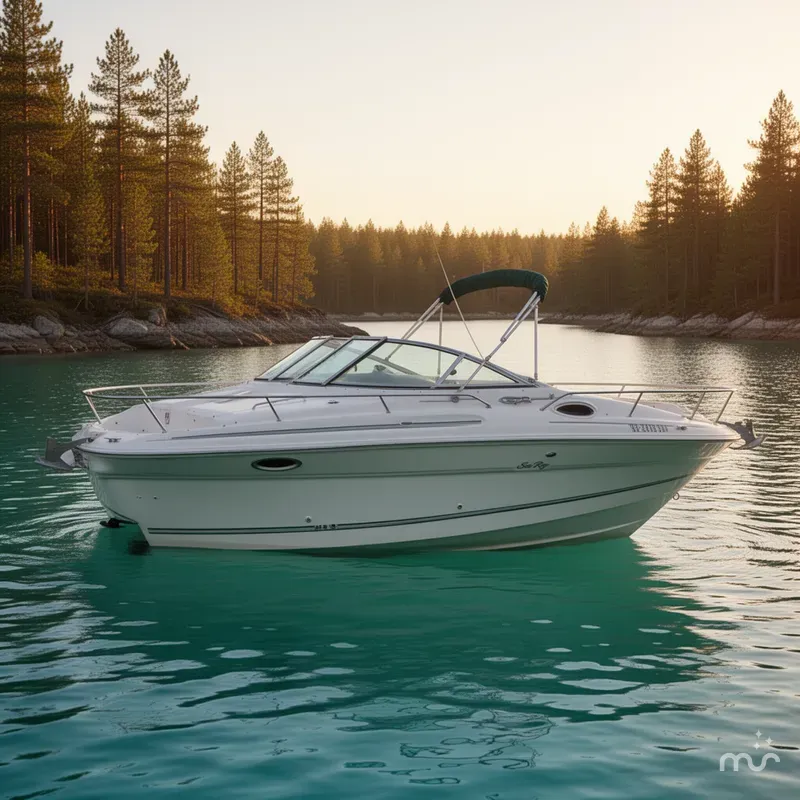 Slide: The Image of Sea Ray 215 Express Cruiser 1999 - 2