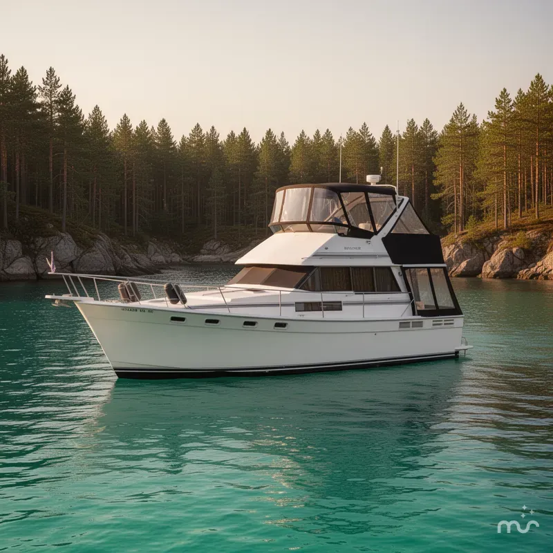 Slide: The Image of Bayliner 3888 Motoryacht 1990 - 2