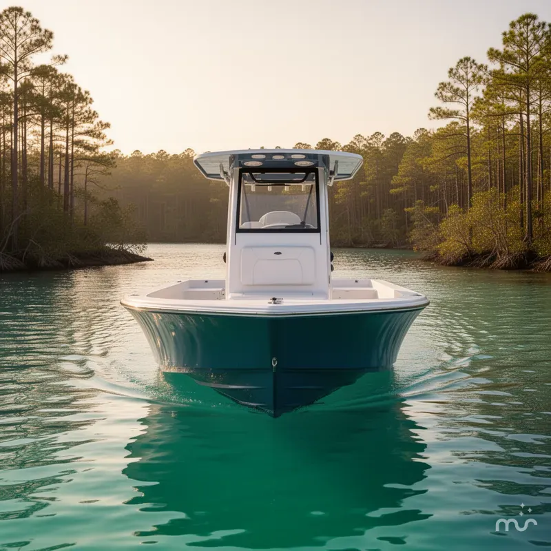 Slide: The Image of Sportsman Masters 247OE Bay Boat 2026 - 1