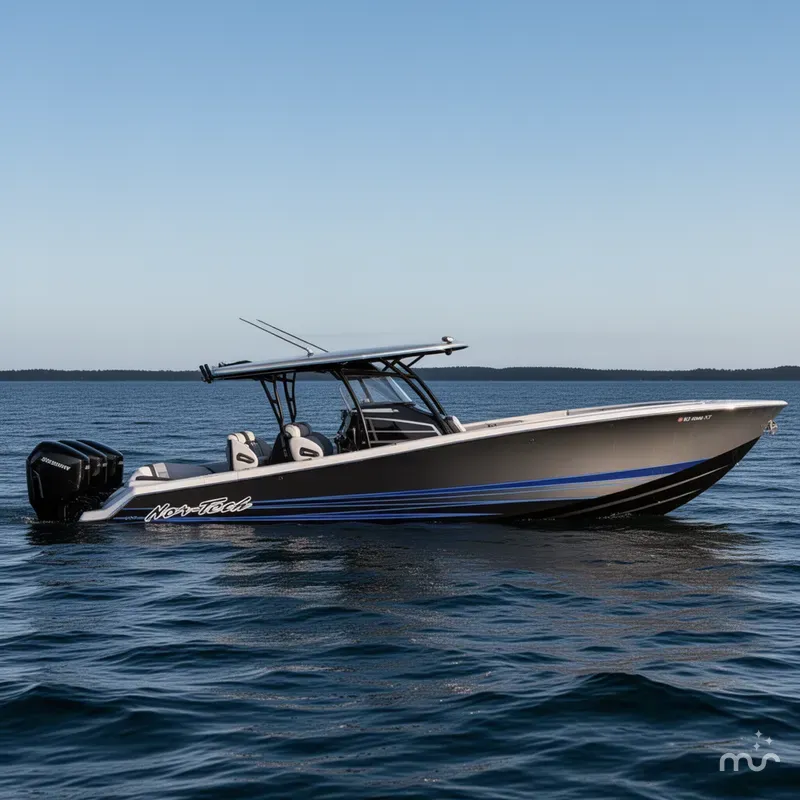 Slide: The Image of Nor-Tech 390 Sport Center Console 2026 - 0