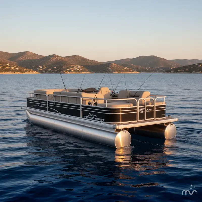 Slide: The Image of Sun Tracker Fishin' Barge 24 DLX 2020 - 3