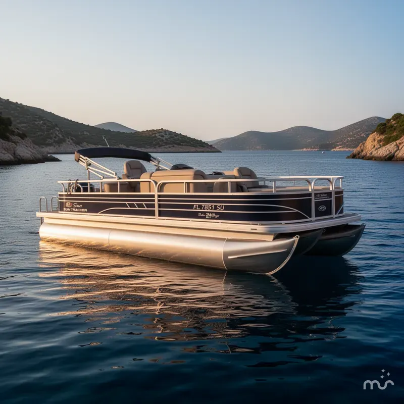 Slide: The Image of Sun Tracker Fishin' Barge 24 DLX 2020 - 4