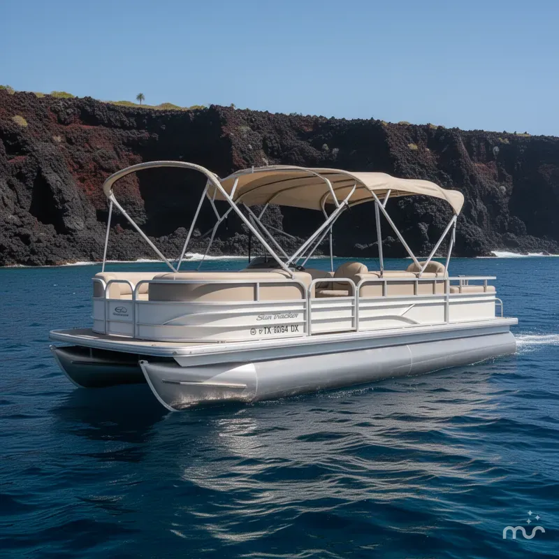 The Image of Sun Tracker Party Barge 22 DLX 2017 - 0