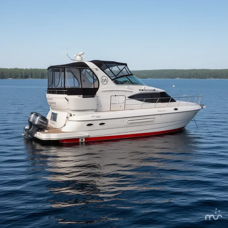 Slide: The Image of Cruisers 4450 Express Motor Yacht 2001 - 2
