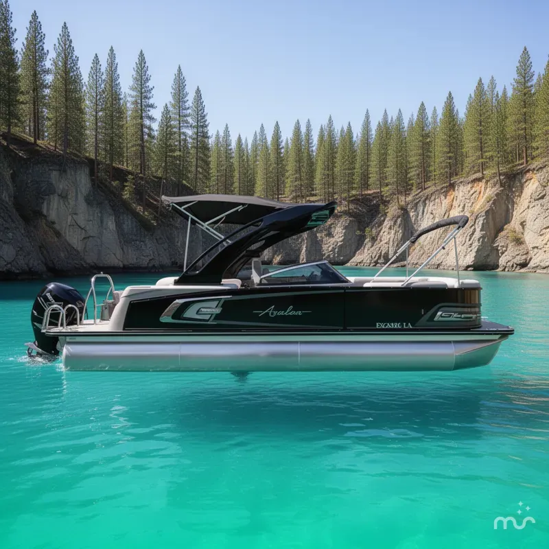 Slide: The Image of Avalon Excalibur Elite Windshield 25 FT 2023 - 2