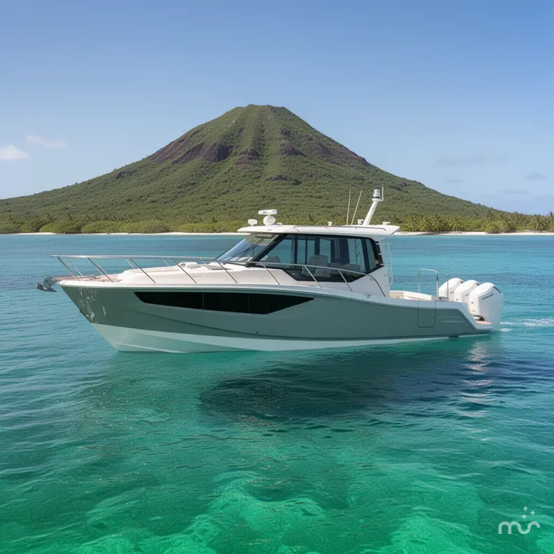 Slide: The Image of Boston Whaler 405 Conquest 2024 - 2