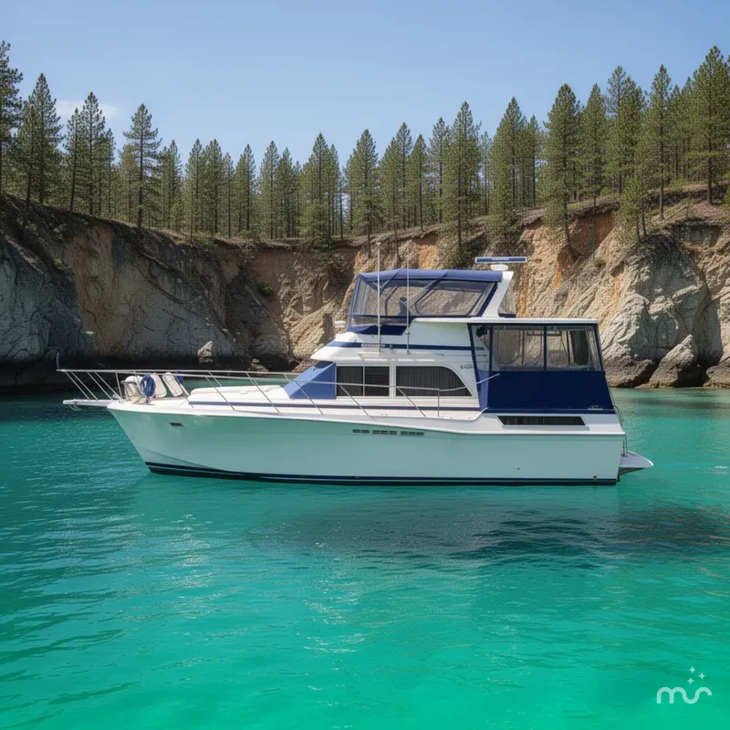 Slide: The Image of Chris-Craft 426 Catalina 1985 - 2