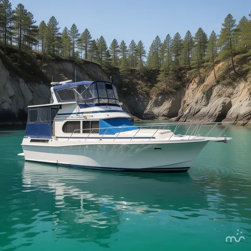 Slide: The Image of Chris-Craft 426 Catalina 1985 - 4